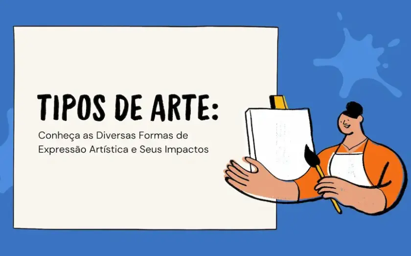 Apresentacao educacional sobre seguranca com tintas na aula de artes com estilo desenhado a mao em azul e vermelho