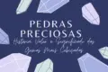 Ilustracoes de Pedras Preciosas Cartao de Agradecimento