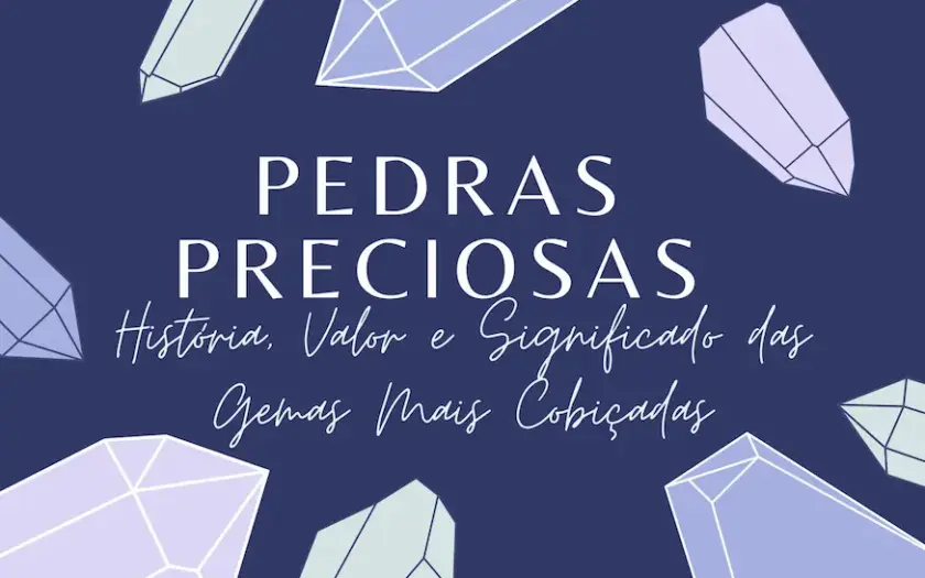 Ilustracoes de Pedras Preciosas Cartao de Agradecimento